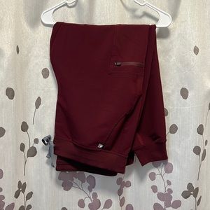 Figs Burgundy Joggers